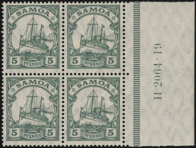 MiNr. 21 HAN H 2064.19 block of 4