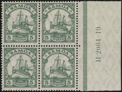 MiNr. 21 HAN H 2064.19 block of 4
