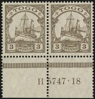 MiNr. 20 HAN H 5747.18 pair