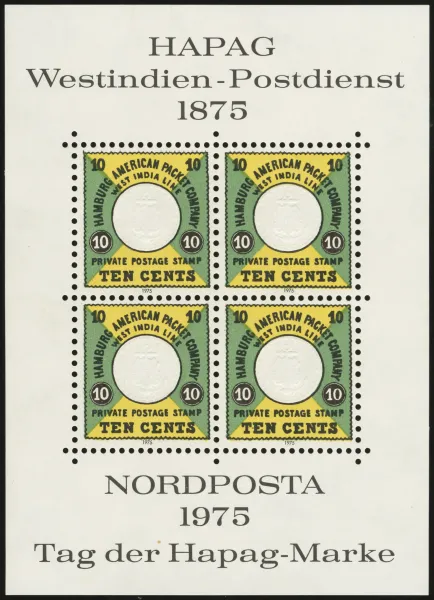 1975 Reprint Sheetlet