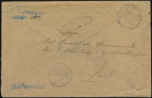 Ponape Buried Cover - Official Naval Mail (front)