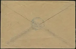 Ponape Buried Cover - Official Naval Mail (rear)