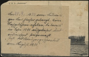 Ponape Buried Photo Postcard (rear)