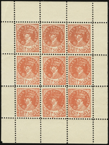 MiNr. 17 Sheet