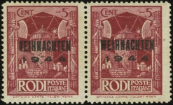 MiNr. 12 IV/III Pair