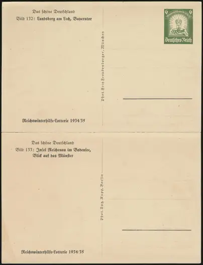 MiNr. P254 132/133 (front)