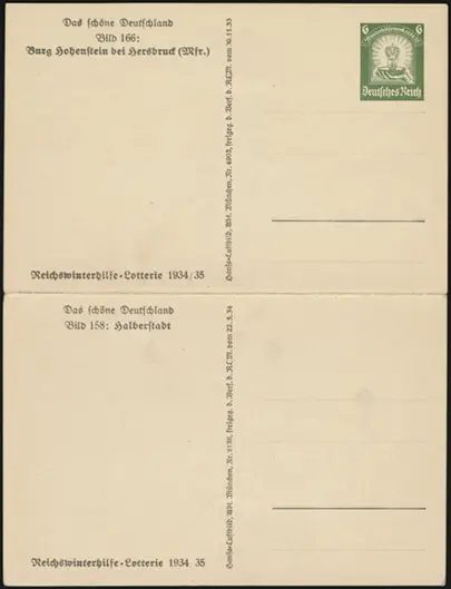 MiNr. P254 166/158 (front)