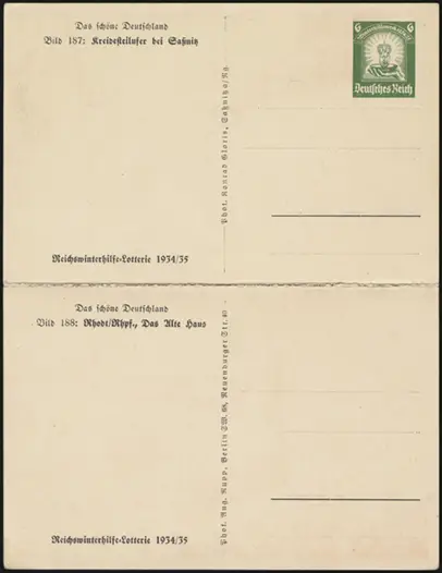 MiNr. P254 187/188 (front)