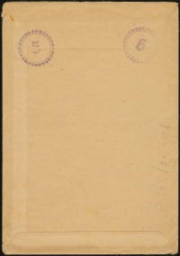 MiNr. P264 envelope (rear)