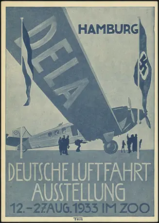 MiNr. 21 b on Postcard (rear)