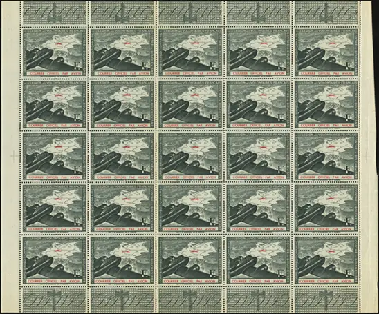 MiNr. II a Sheet