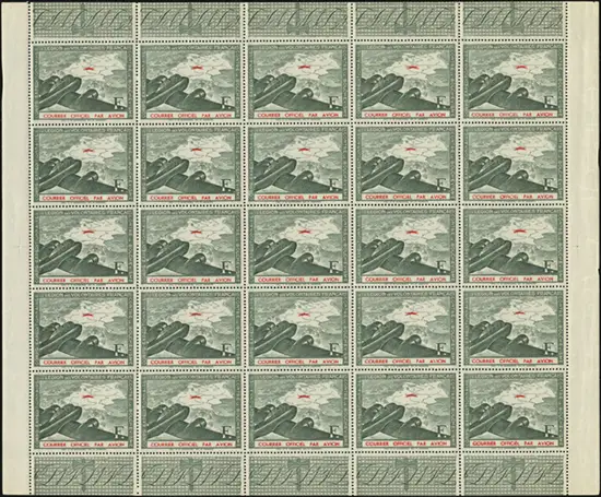 MiNr. II b Sheet