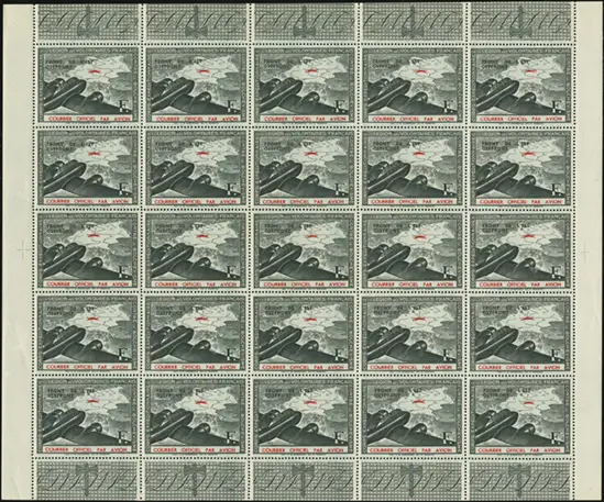 MiNr. IV a Sheet