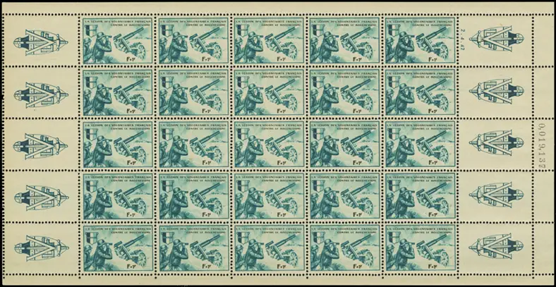 MiNr. VII Sheet