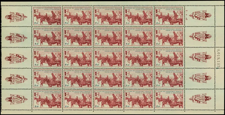 MiNr. VIII Sheet