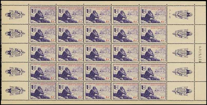 MiNr. X Sheet