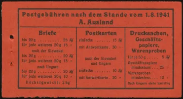 MiNr. MH 48.1.1 Inside Rear Cover