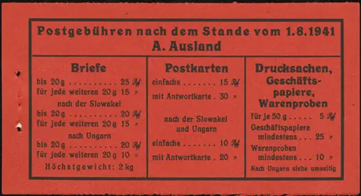 MiNr. MH 49.3.1 Inside Rear Cover