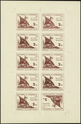 MiNr. 2 P II Kdr Sheet