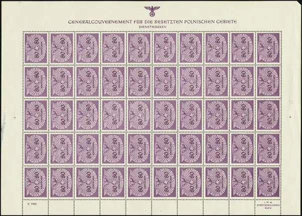 MiNr. 12 Sheet
