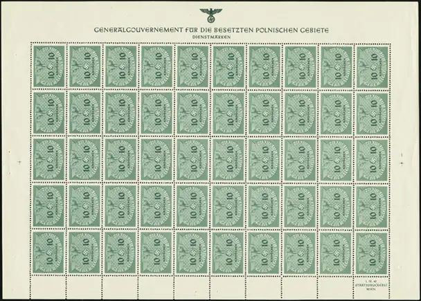 MiNr. 3 Sheet
