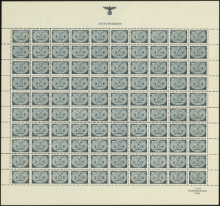 MiNr. 17 Sheet