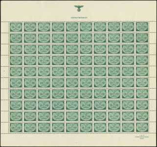 MiNr. 18 Sheet