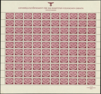 MiNr. 22 Sheet