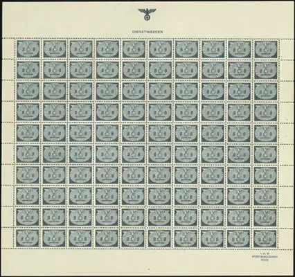 MiNr. 17 Sheet
