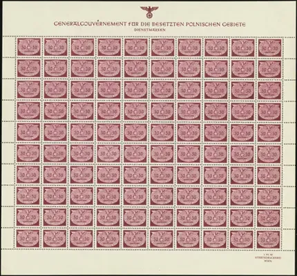 MiNr. 22 Sheet