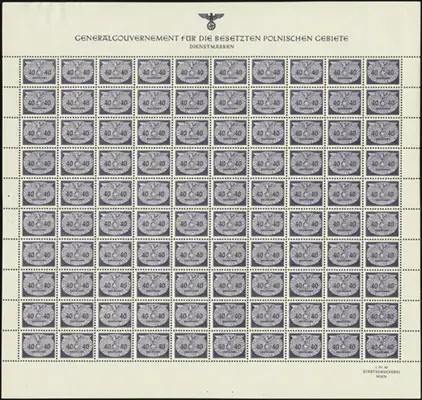 MiNr. 23 Sheet