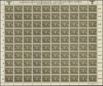 MiNr. 30 Sheet (I/4)