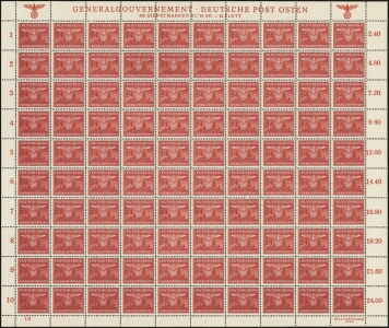 MiNr. 31 Sheet (I/3)