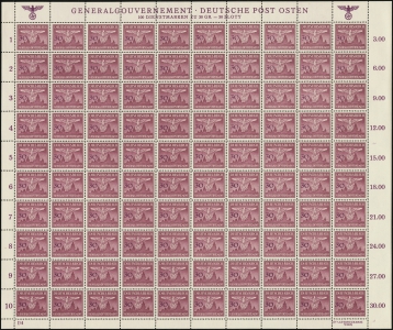 MiNr. 32 Sheet (I/4)