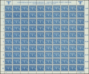 MiNr. 33 Sheet (I/4)