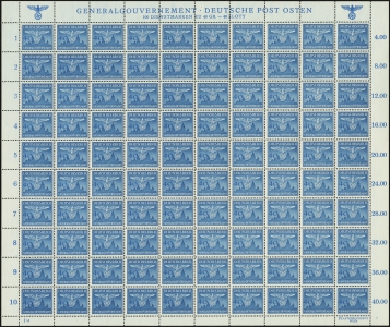 MiNr. 33 Sheet (I/4)