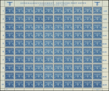 MiNr. 33 Sheet (I/3)