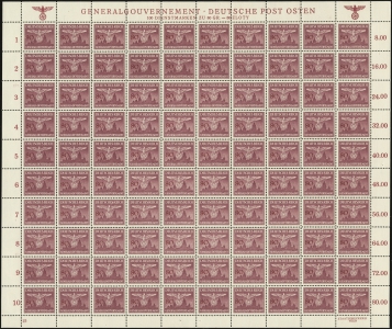 MiNr. 35 Sheet (I/3)