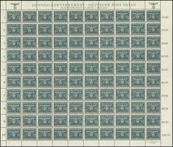 MiNr. 36 Sheet (I/4)