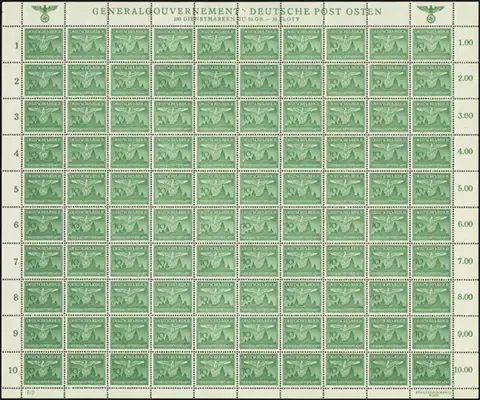 MiNr. 27 Sheet (I/3)