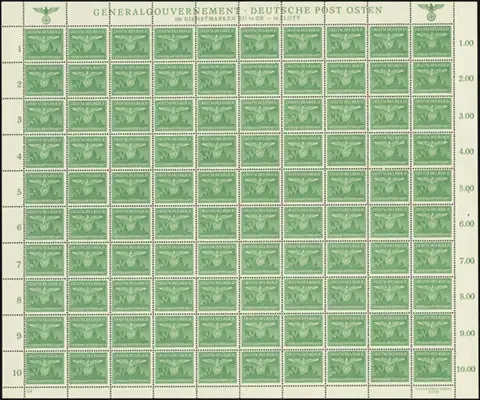 MiNr. 27 Sheet (I/4)