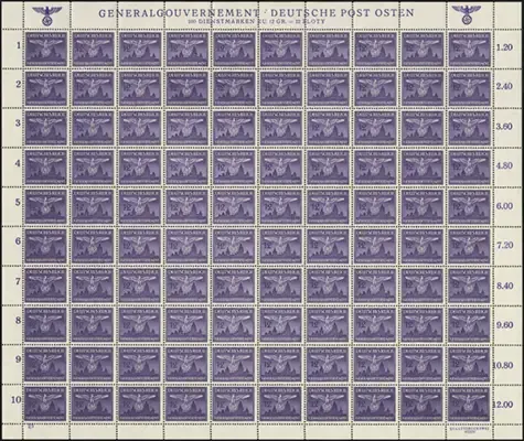 MiNr. 28 Sheet (I/3)