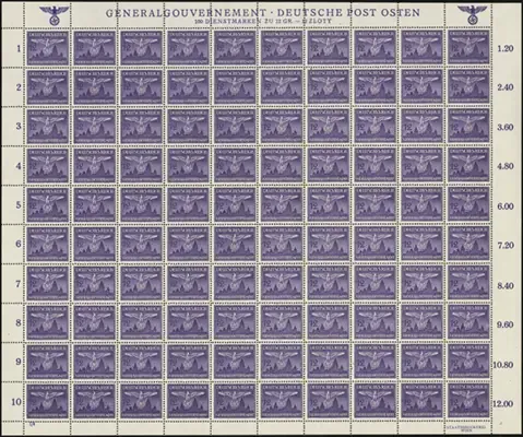 MiNr. 28 Sheet (I/4)