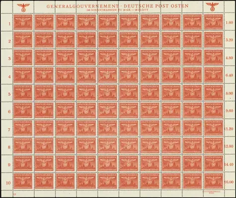MiNr. 29 Sheet (I/3)