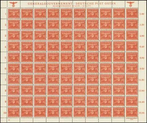 MiNr. 29 Sheet (I/4)
