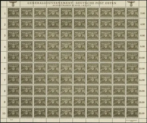 MiNr. 30 Sheet (I/3)