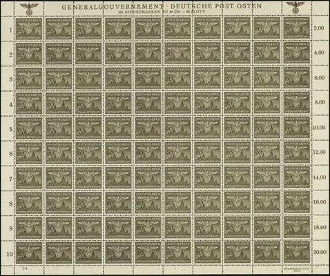 MiNr. 30 Sheet (I/4)