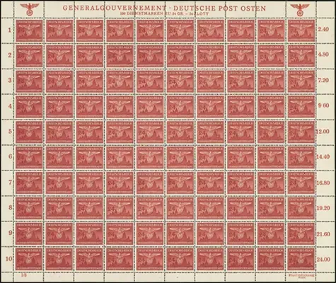 MiNr. 31 Sheet (I/3)
