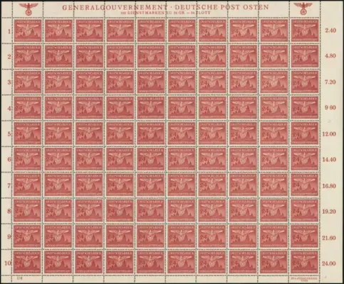MiNr. 31 Sheet (I/4)