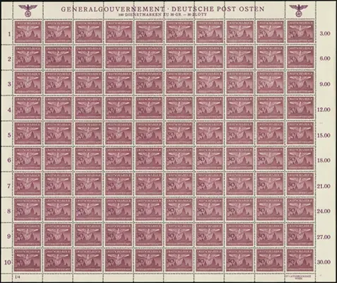 MiNr. 32 Sheet (I/4)